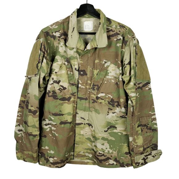 US Army OCP Combat Uniform Top Jacket Small Reg Multicam Military Surplus w/ Hat - Picture 2 of 16